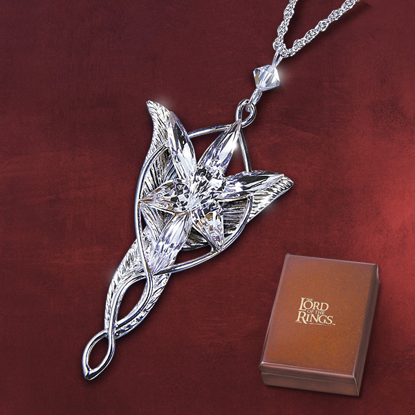 Herr der Ringe Arwens Abendstern mit Schmuck box, Anhänger mit Kette, 925 Silber eBay