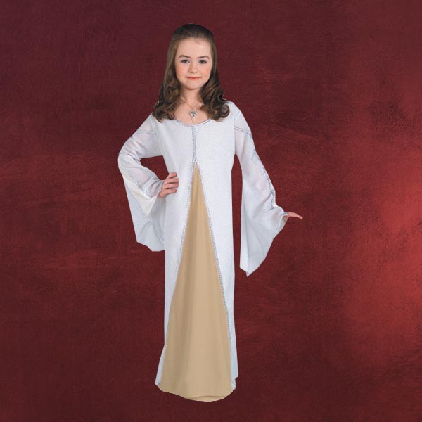 Arwen Herr der Ringe Kostüm für Kinder, Elben Prinzessin Fasching Kleid, weiß eBay