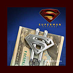 Superman Returns Geldklammer Stahl