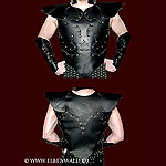 Lederr�stung Mondschatten schwarz