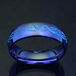 Tribalring Flow blau