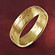 Herr der Ringe - Gold Ring  mit roter Inschrift