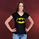 Batman - Distressed Shield Girlie Shirt