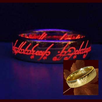 Der Herr der Ringe - Feuerring 14 Karat