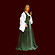 Magdkleid gr�n - Mittelalterliches Kost�m