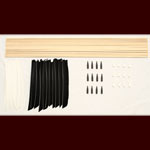 Pfeilbau Set - weiss/schwarz
