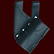 Schwerthalter King schwarz - linke Hand