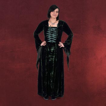 Beleria - Samtkleid dunkelgr�n