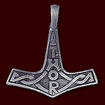 Thors Hammer - Anh�nger mit Kordel