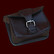 Ledertasche Warrior schwarz - klein