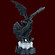 Drache mit keltischem Schild & Teelicht