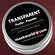 Transparent Puder Schminkdose