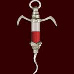 Horrorspritze mit k�nstlichem Blut