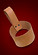 Trinkhornhalter braun rund
