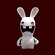 Rayman Raving Rabbids - Scream Figur