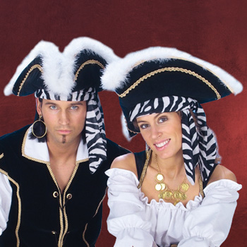 Piratenkapit&auml;n Hut deluxe - Kost&uuml;mzubeh&ouml;r