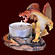 Drache mit Teelicht