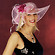 Ladyhut mit Paillettenschleife