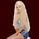 Langhaarperücke blond Langhaarperücke blond