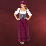 Magd mit Haube - Mittelalterkost�m