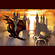 Ciruelo - Dragon Dunset Poster