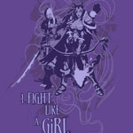 World of Warcraft I fight like a Girl Shirt