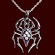 Spinnenanh�nger mit Kette
