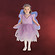Feenkleid mit Fl�geln und Stirnreif - Kinderkost�m