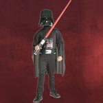 Darth Vader Kost�mset f�r Kinder
