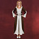 Cassandra Mittelalter Kleid natur-braun