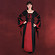 Leona - Mittelalterkleid schwarz-rot
