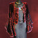 Samtbluse mit Trompetenarm weinrot Samtbluse mit Trompetenarm weinrot