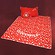 Gl�ckspilz Bettw�sche rot