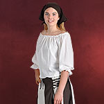 Carmen Bluse natur