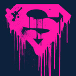 Superman Dripping Logo T-Shirt
