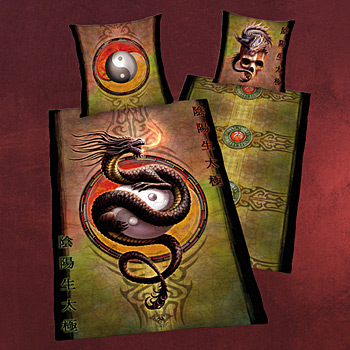 Anne Stokes - Yin Yang Bettwäsche