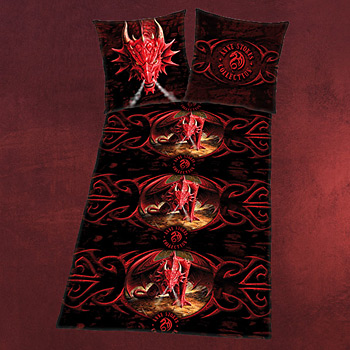 Anne Stokes - Drachenkönig Bettwäsche