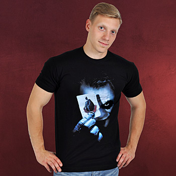 Batman The Dark Knight Joker Karte T-Shirt