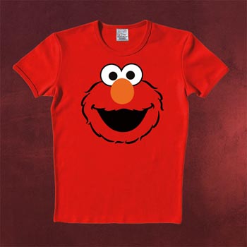 Sesamstra&szlig;e - Elmo Faces T-Shirt rot