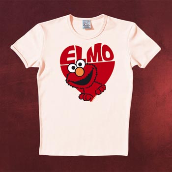 Sesamstra&szlig;e - Elmo In Heart T-Shirt