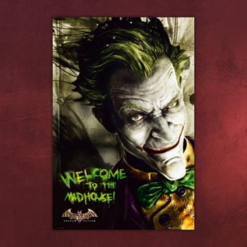 Batman Arkham Asylum Joker Poster