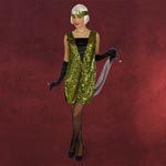 Charleston-Kleid mit Pailletten - Damenkost�m