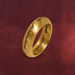 Herr der Ringe - Der Eine Ring im Schmuckdisplay, gold