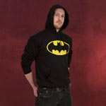 Batman Logo Hoodie mit Eingrifftasche