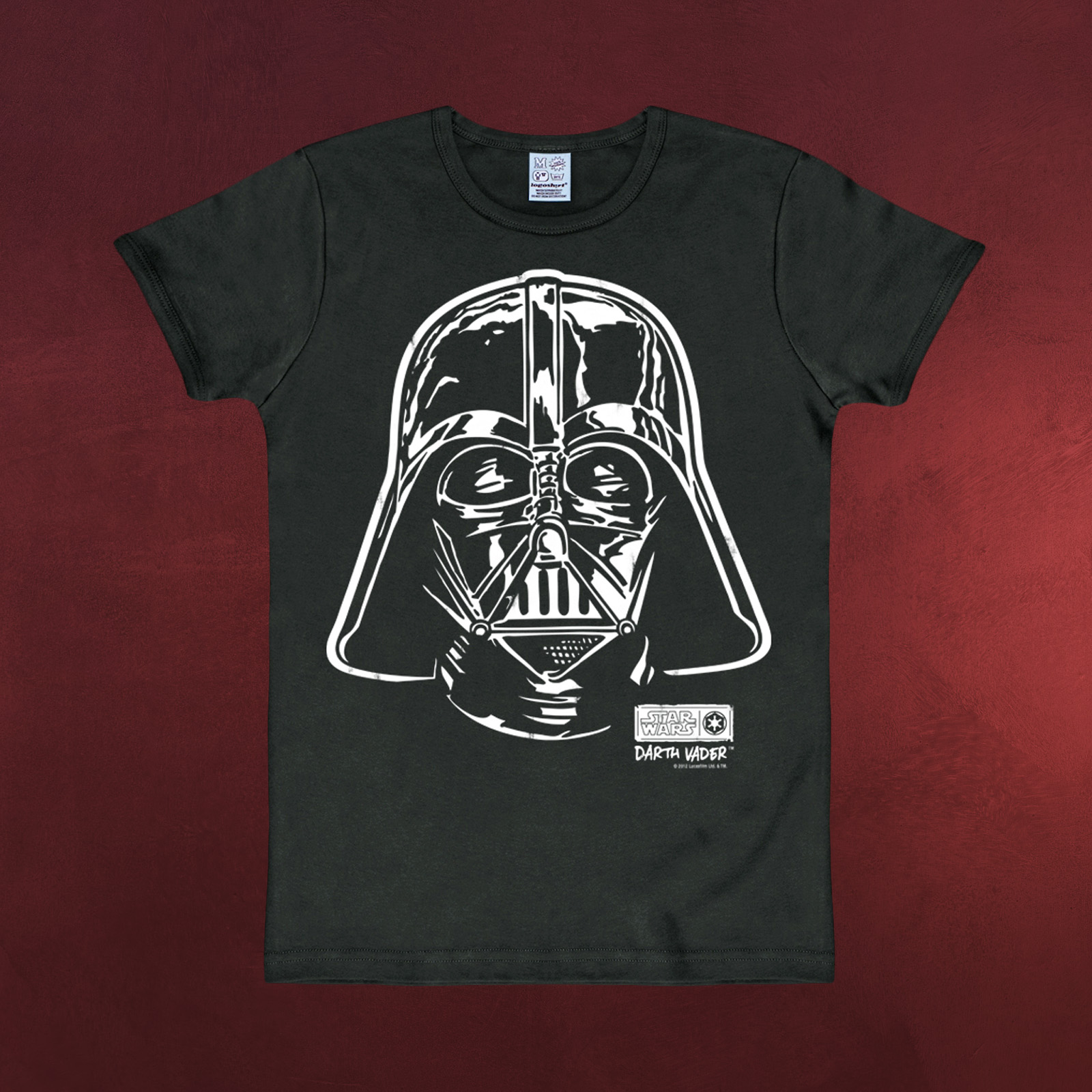 Star Wars Darth Vader T-Shirt DamenHerren hochwertig großer Frontdruck 