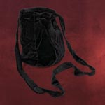 Mittelalterliche Umh�ngetasche schwarz