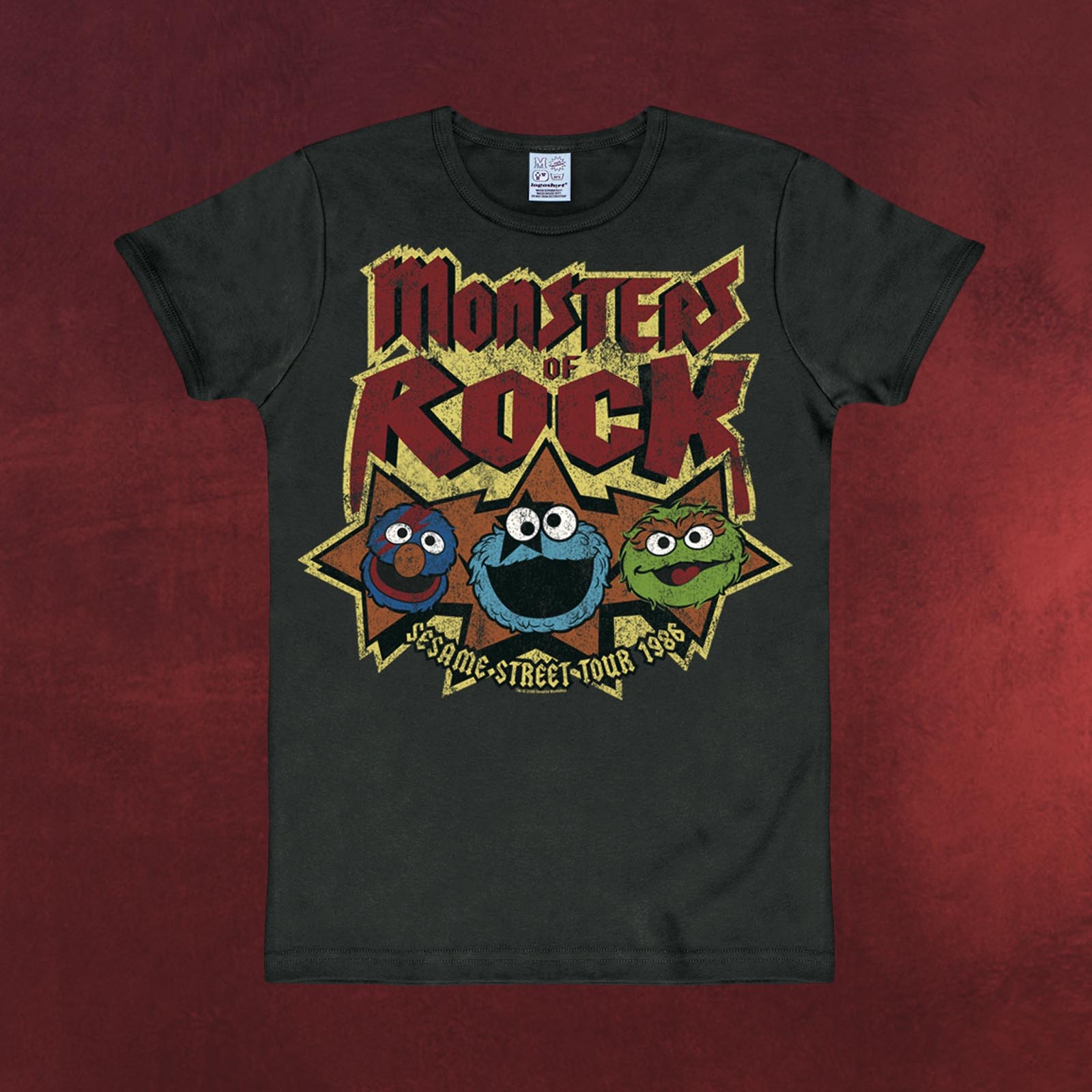 Sesamstraße Monsters of Rock TShirt Elbenwald
