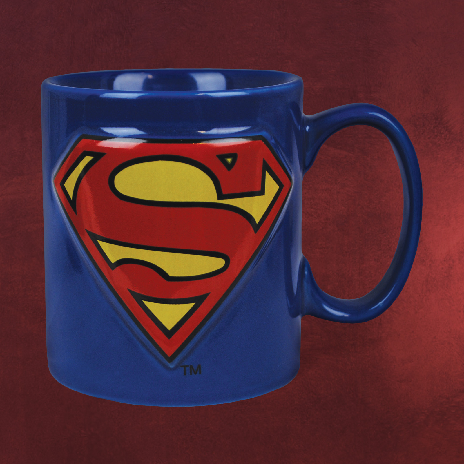 Superman - Logo Tasse blau - Elbenwald