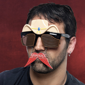 Fun Brille Cowboy