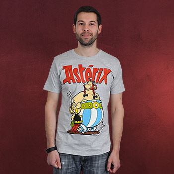 Asterix - Asterix und Obelix T-Shirt grau